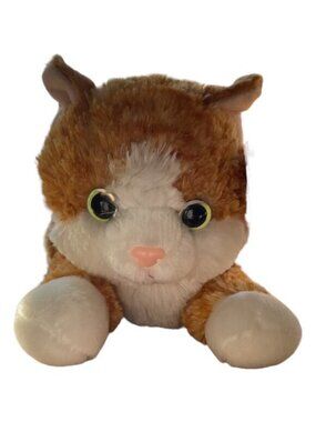 Aurora Mini Flopsie Sunshine Tabby Cat Plush 12" Orange White Kitten Plushie